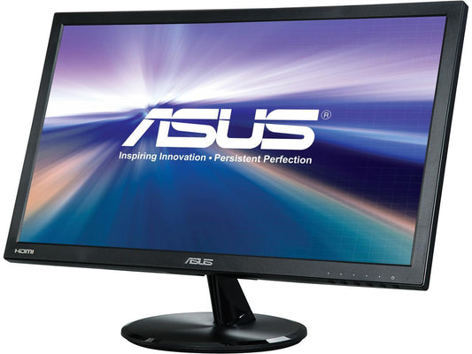 ASUS VP228H 21.5" Black 1920 x 1080 1ms GTG HDMI Widescreen LED Backlight LCD Monitor 250 cd/m2, 100,000,000:1 Built-in Speakers,Flicker-Free and Low Blue Light technologies