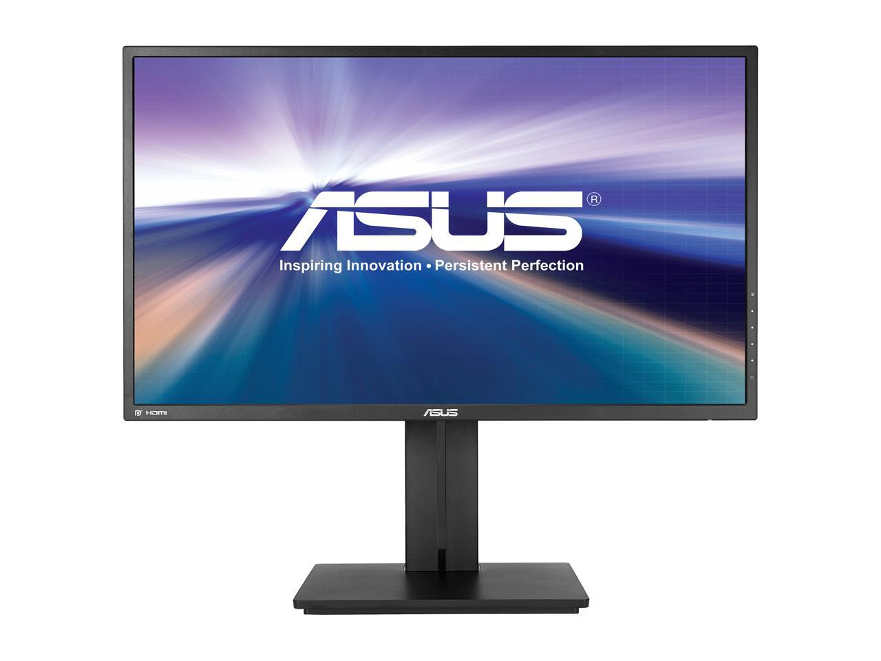 ASUS PB277Q 27" WQHD 2560 x 1440 2K Resolution 1ms (GTG) 75Hz HDMI VGA DisplayPort DVI-D Asus Eye Care with Ultra Low-Blue Light & Flicker-Free Built-in Speakers Widescreen Backlit LED LCD Monitor