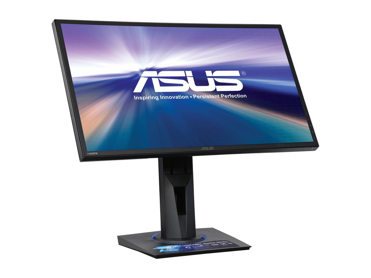 ASUS VG245H Black 24" 1ms (GTG) Widescreen 2x HDMI Asus Eye Care with Ultra Low-Blue Light & Flicker-Free Console Gaming Monitor AMD FreeSync Built-in Speakers VESA Mountable Height & Pivot Adjustment