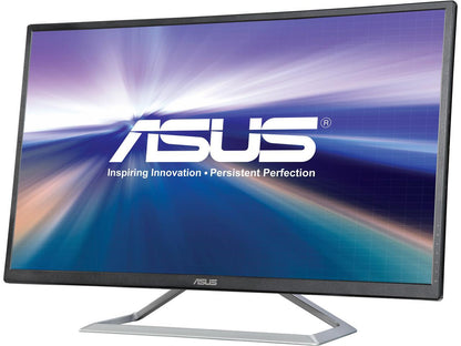 ASUS VA325H Black 31.5" 5ms (GTG) Widescreen IPS Monitor, ASCR 100,000,000:1 (1,200:1) 250 cd/m2, Dual Built-in Speakers, HDMI, VGA