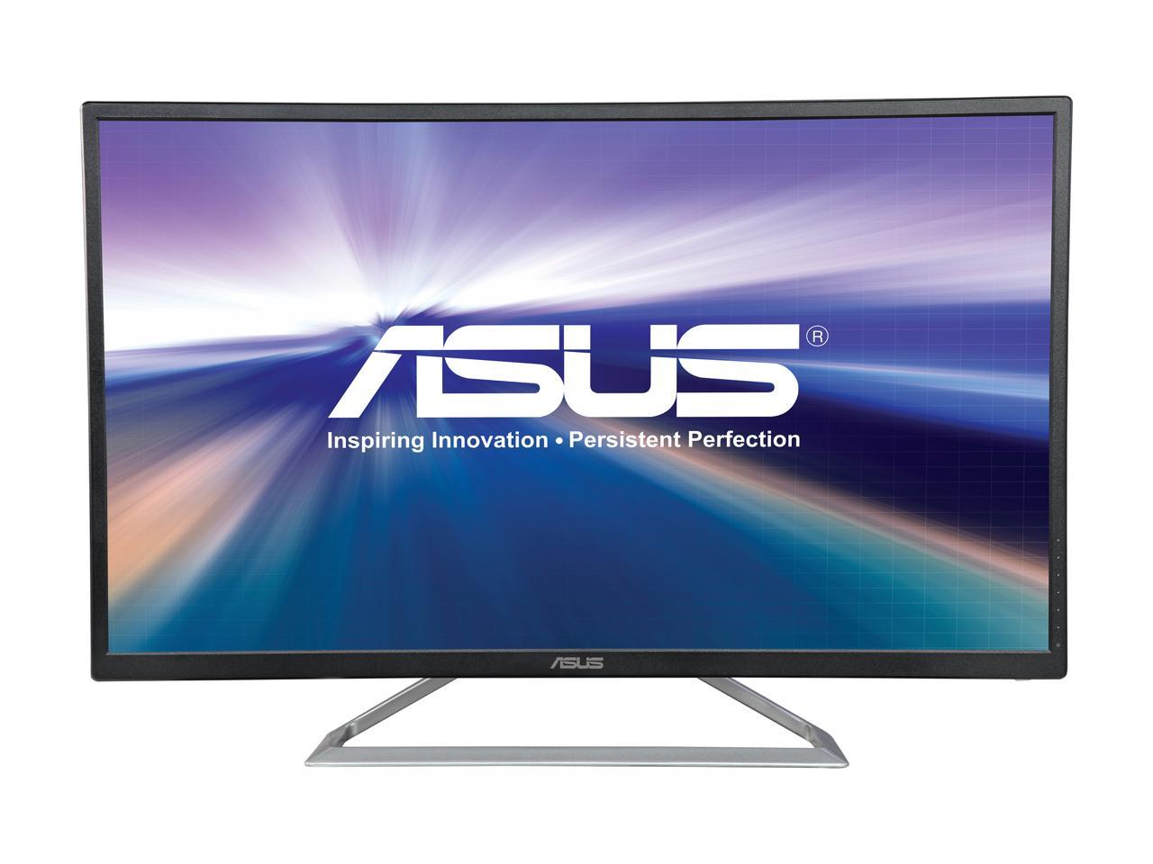 ASUS VA325H Black 31.5" 5ms (GTG) Widescreen IPS Monitor, ASCR 100,000,000:1 (1,200:1) 250 cd/m2, Dual Built-in Speakers, HDMI, VGA