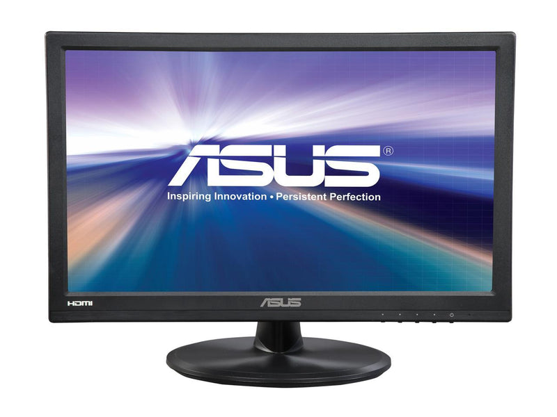 ASUS VT168H Black 15.6" Widescreen Touch Monitor, 10-Point Touch Capacity, VESA Mountable, HDMI, VGA