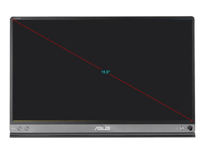 ASUS ZenScreen MB16AC 15.6" Full HD 1920 x 1080 5 ms USB Type-C LED Backlight IPS Portable Monitor