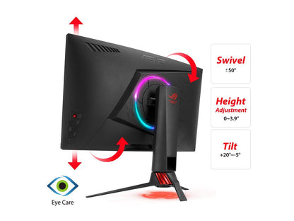 ASUS ROG Strix XG27VQ 27" Full HD 1920 x 1080 FreeSync 144Hz Curved Gaming Monitors with Aura RGB Lighting, Height, and Swift Adjustable