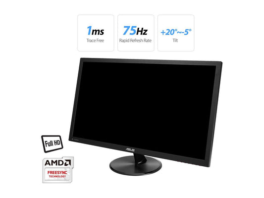 ASUS VP278QG 27" Full HD 1920 x 1080 1ms DP HDMI VGA Adaptive Sync/FreeSync Eye Care Monitor