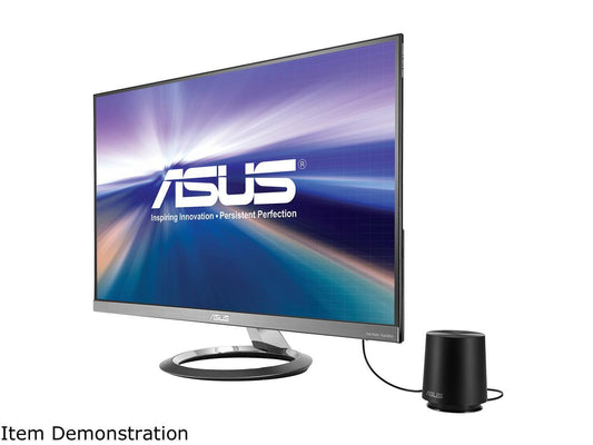 ASUS Designo MZ27AQ Light Gray 27" 5ms (GTG) Widescreen LED Backlight WQHD IPS DP HDMI Eye Care Monitor with Stereo 6W Speakers and 5W Subwoofer 350 cd/m2 ASCR 100,000,000:1 (1,000:1)