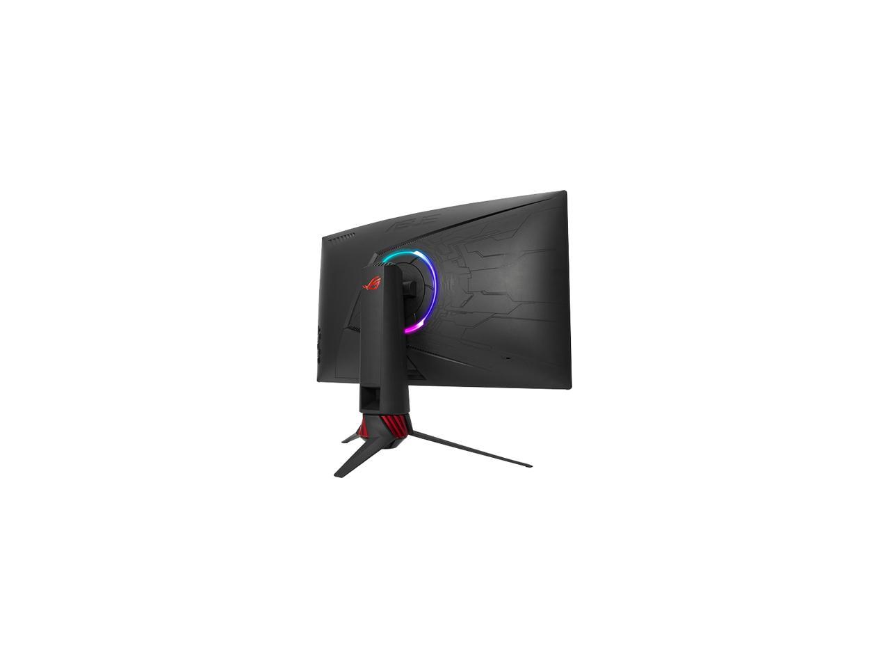 ASUS ROG Strix XG32VQ 32" (Actual size 31.5") WQHD 2560 x 1440 2K Adaptive/FreeSync 144Hz 4ms Curved Gaming Monitors with Aura RGB Lighting Asus Eye Care with Ultra Low-Blue Light & Flicker-Free