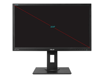 ASUS PRO C624AQH 23.8" Full HD 1920 x 1080 IPS DP HDMI DVI VGA Ergonomic Back-lit LED Monitor 250 cd/m2 ASCR 100,000,000:1 (1,000:1)