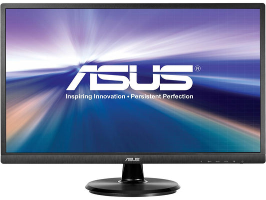 ASUS VA249HE 24" (Actual size 23.8") Full HD 1920 x 1080 5ms HDMI VGA Asus Eye Care with Ultra-Low Blue-Light & Flicker-Free Technology LED Backlit LCD Monitor