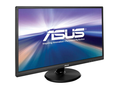 ASUS VA249HE 24" (Actual size 23.8") Full HD 1920 x 1080 5ms HDMI VGA Asus Eye Care with Ultra-Low Blue-Light & Flicker-Free Technology LED Backlit LCD Monitor