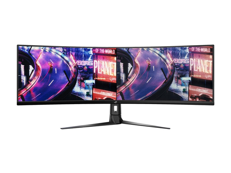 ASUS ROG Strix XG49VQ 49" Super Ultra-Wide HDR Curved Gaming Monitor - 32:9 (3840 x 1080), 144Hz, FreeSync 2, DisplayHDR 400, Eye Care with DP HDMI