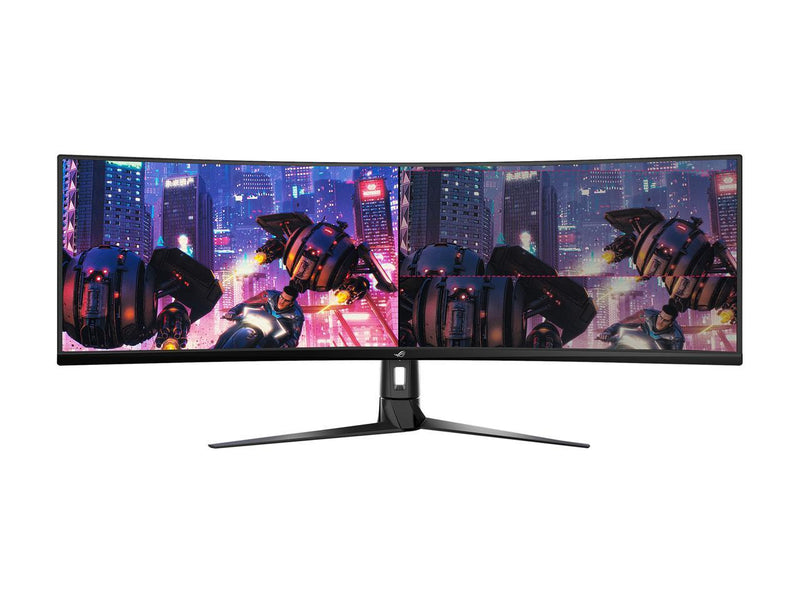 ASUS ROG Strix XG49VQ 49" Super Ultra-Wide HDR Curved Gaming Monitor - 32:9 (3840 x 1080), 144Hz, FreeSync 2, DisplayHDR 400, Eye Care with DP HDMI