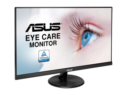 ASUS VP249HE 24" (Actual size 23.8") Full HD 1920 x 1080 Up to 75Hz 5ms (GTG) HDMI VGA Asus Eye Care with Ultra Low Blue-Light Filter & Flicker-Free Frameless LED Backlit IPS Monitor