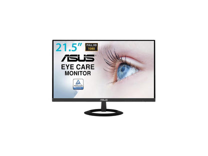 Asus VZ229HE 22" (Actual size 21.5") Full HD 1920 x 1080 HDMI VGA Blue Light Filter Frameless Bezel Eye Care Monitor