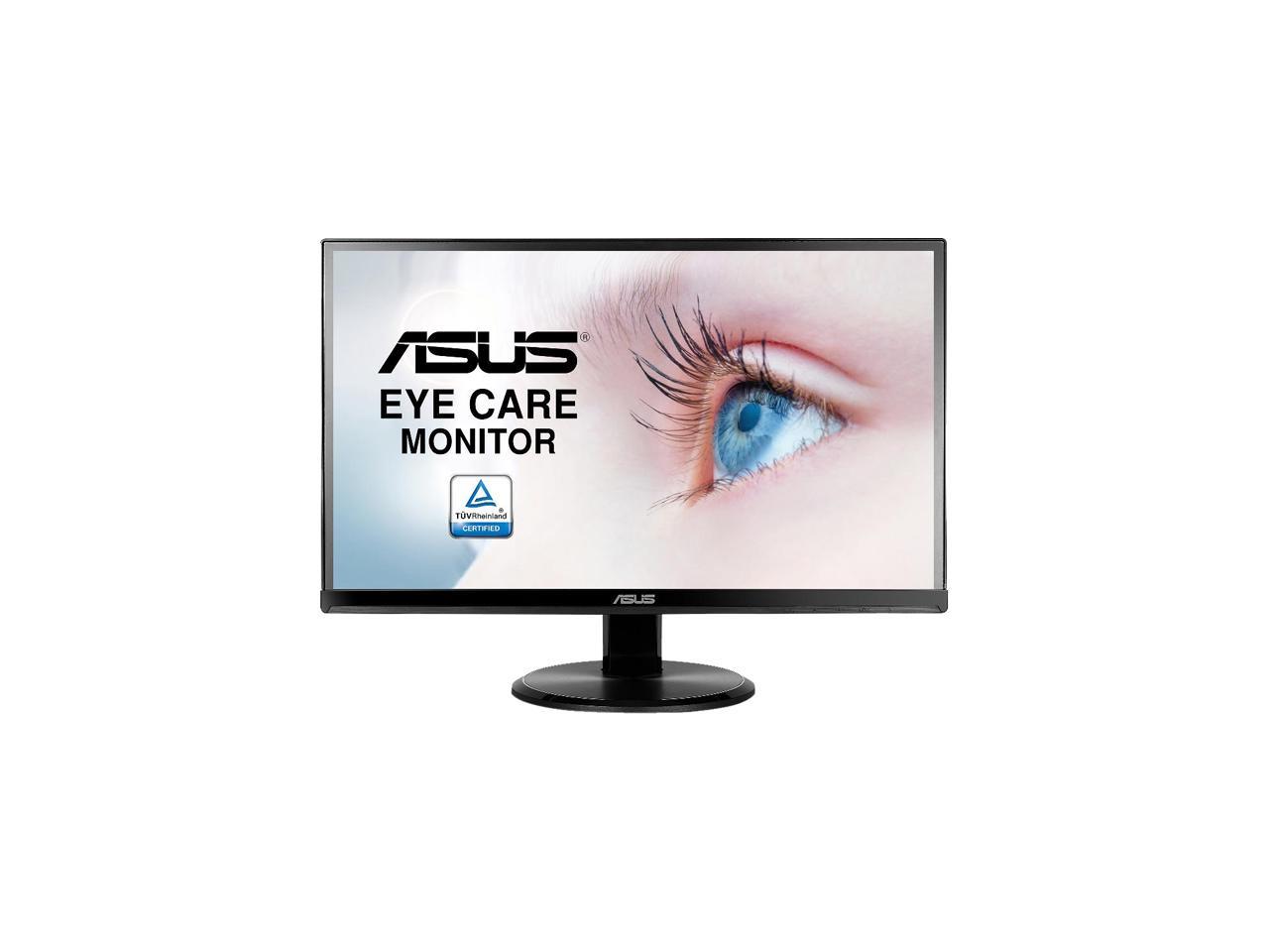 ASUS VA229HR 22" (Actual size 21.5") Full HD 1920 x 1080 75Hz 5ms VGA HDMI Asus Eye Care with Ultra Low-Blue Light & Flicker-Free Technology Built-in Speakers WideScreen LED Backlit IPS Monitor