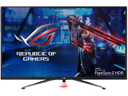 ASUS ROG Strix XG438Q 43" 3840 x 2160 4K Resolution 4ms 120Hz 3xHDMI DisplayPort FreeSync Flicker Free HDR 600 Remote Control Built-in Speakers Backlit LED Gaming Monitor