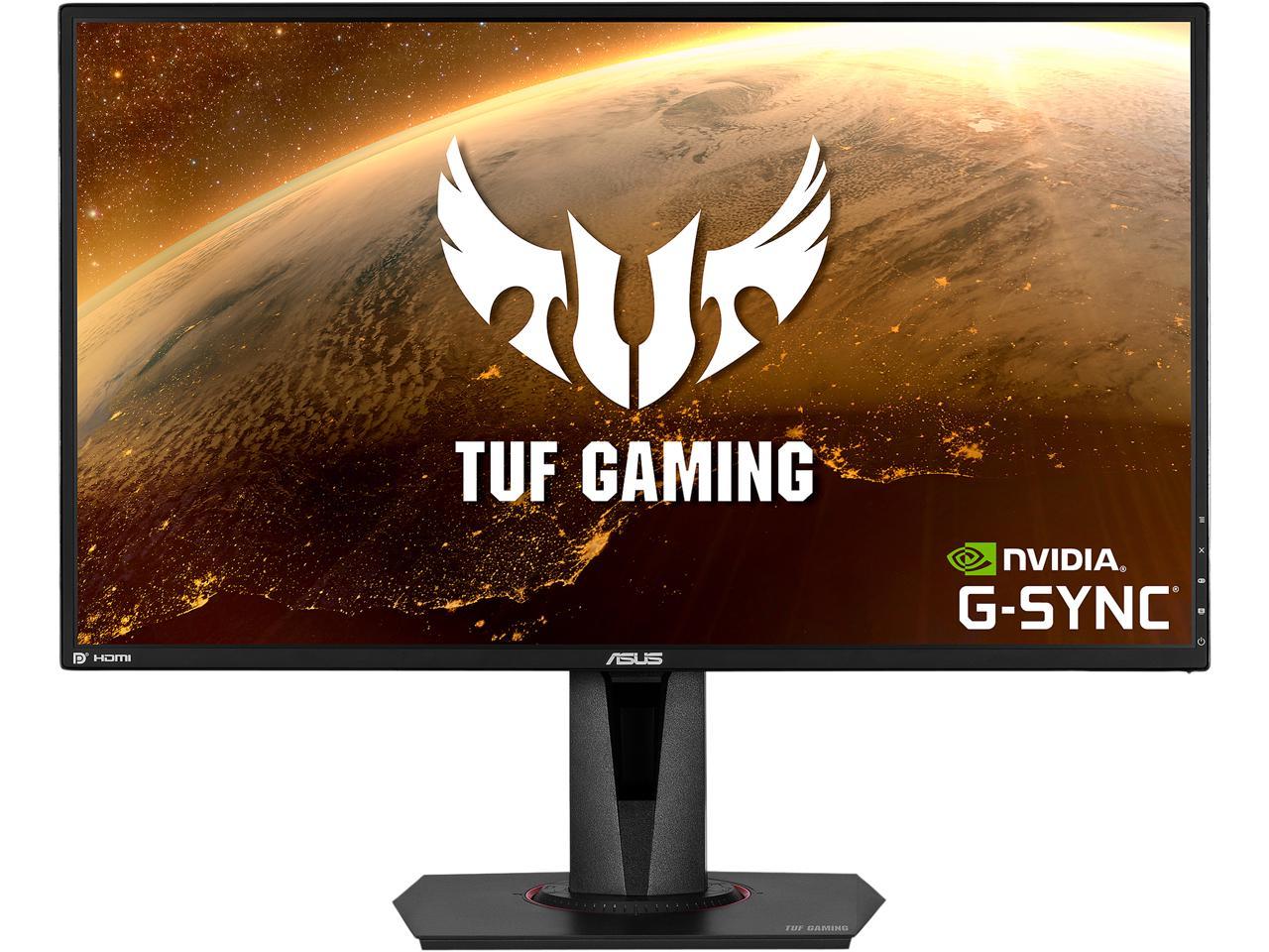 ASUS TUF Gaming VG27BQ 27" WQHD 2560 x 1440 2K Resolution 0.4ms 165Hz (Overclock) 2xHDMI DisplayPort Built-in Speakers G-SYNC Compatible Flicker Free HDR Compatible Backlit LED Gaming Monitor