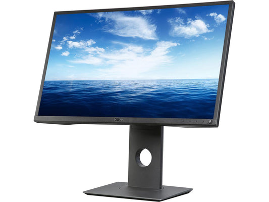 Dell Professional Series P2417H 24" Black IPS LED Monitor 1920 x 1080 Widescreen 16:9 6ms Response Time 250 cd/m2 1000:1 HDMI VGA DisplayPort