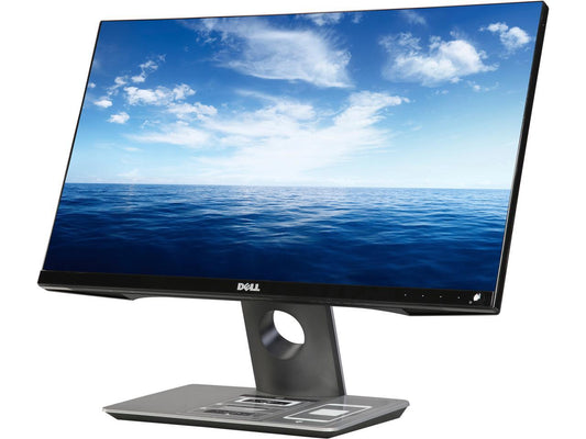 Dell S2317HWi Black 23" 6ms HDMI Widescreen LED Backlight LCD Monitor IPS 250 cd/m2 8,000,000:1 Built-in Speakers With Wireless Smart Phone Charing Stand