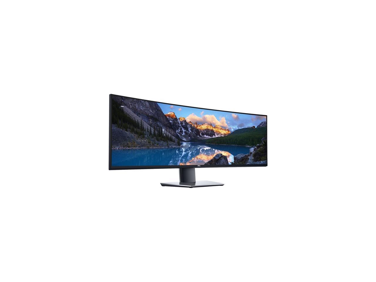 Dell UltraSharp 49" U4919DW 3800R Curved monitor, 32:9, 2K, 350cd/m2, 1000:1, 5ms, IPS, white LED Edgelight backlight, 2xHDMI, DP, USB 3.0, USB Type-C, Tilt, Swivel, Height-adjustable, VESA mount