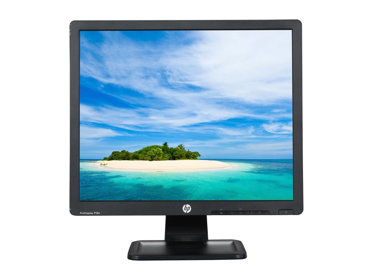 HP ProDisplay P19A 19" SXGA 1280 x 1024 60Hz VGA Widescreen LED Backlight LCD Monitor