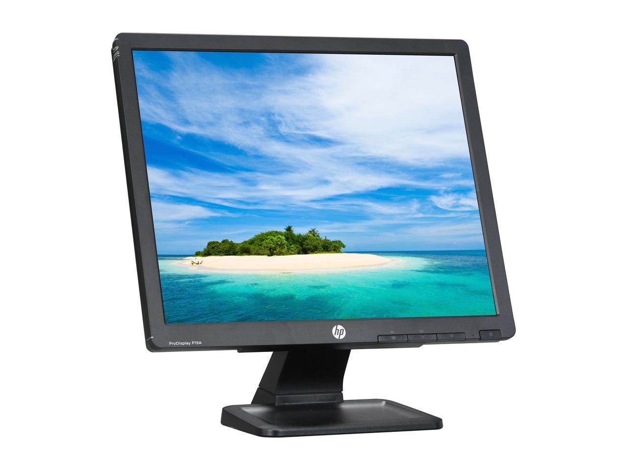 HP ProDisplay P19A 19" SXGA 1280 x 1024 60Hz VGA Widescreen LED Backlight LCD Monitor