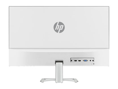 HP 27ER Frameless Silver/White 27" IPS Widescreen LCD/LED Monitors, HDMI 1920x1080 60Hz, w/ Anti-Glare, Technicolor Color Certification with Easy Connectivity Setting, 178/178 Viewing Angle