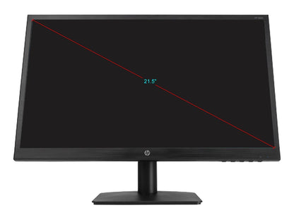 HP 22YH 22" (Actual Size 21.5") Full HD 1920 x 1080 5ms (GTG) VGA HDMI HDCP Support Anti-Glare Backlit LED Monitor