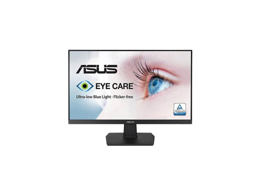 ASUS VA27EHE 27" Full HD 1920 x 1080 75Hz 5ms VGA HDMI Adaptive-Sync Asus Eye Care Low Blue Light and Flicker-Free Frameless Design LED Backlit IPS Monitor