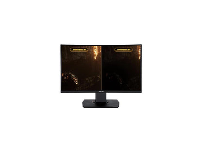 ASUS TUF Gaming VG24VQ 24" Full HD 1920 x 1080 1ms MPRT 144Hz 2 x HDMI, DisplayPort AMD FreeSync Asus Eye Care with Ultra Low-Blue Light & Flicker-Free Backlit LED Curved Gaming Monitor