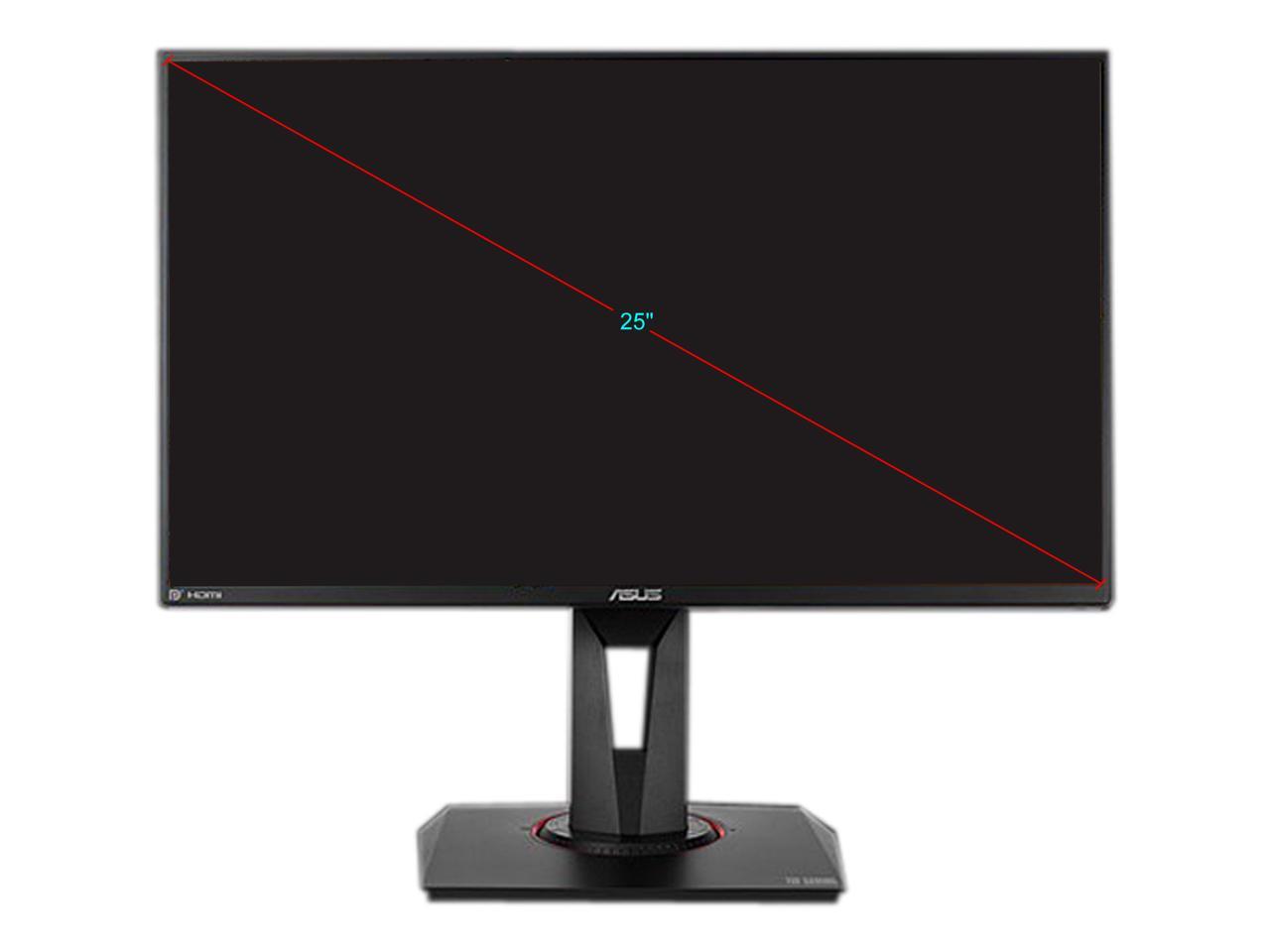 ASUS TUF GAMING VG259QM 25'' (Actual size 24.5") Full HD 1920 x 1080 1ms 280Hz (OC) 2xHDMI DisplayPort G-SYNC Compatible Built-in Speakers HDR 400 Backlit LED IPS Gaming Monitor