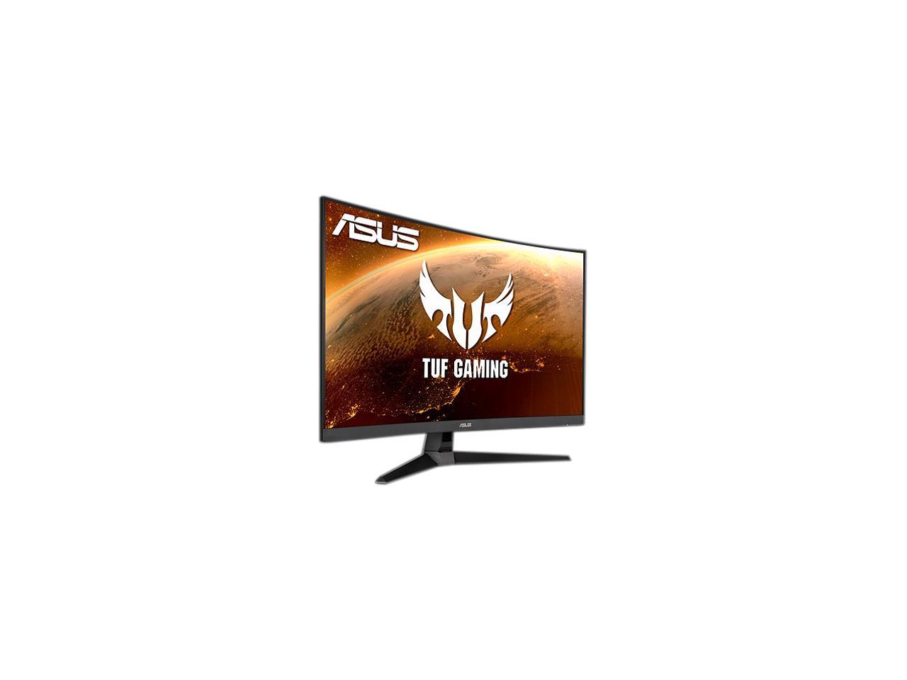 ASUS TUF Gaming VG328H1B 32" Full HD 1920 x 1080 165Hz (OC) 1ms (MPRT) HDMI VGA Extreme Low Motion Blur FreeSync Flicker-Free Built-in Speakers Backlit LED Curved Gaming Monitor