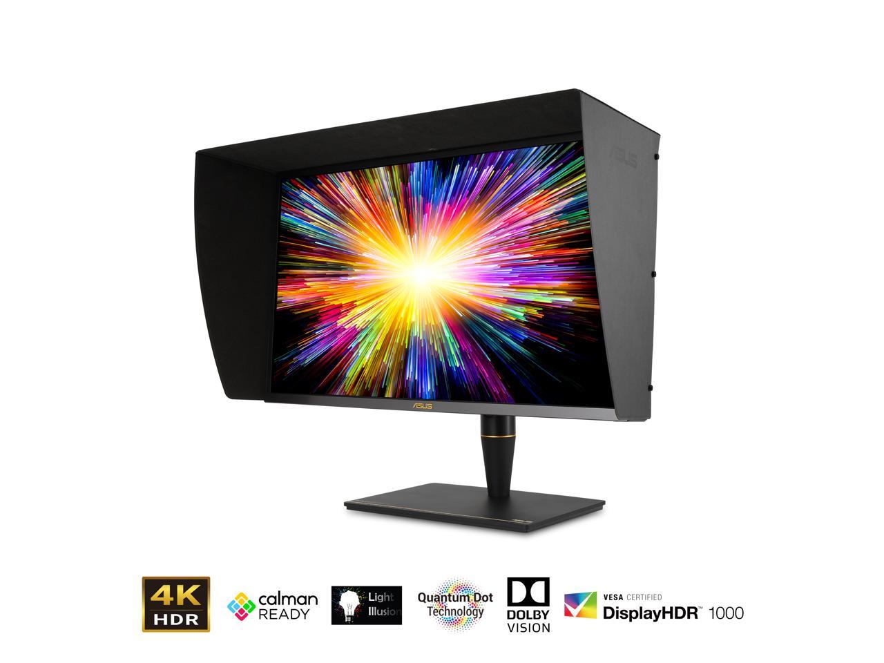 ASUS ProArt Display PA27UCX-K 27" 4K HDR Mini LED Monitor, 97% DCI-P3 99.5% Adobe RGB 100% sRGB, DeltaE<1, IPS, USB-C HDMI DP, Calman Ready, Dolby Vision HDR10, 1000nits, w/ X-rite Calibrator