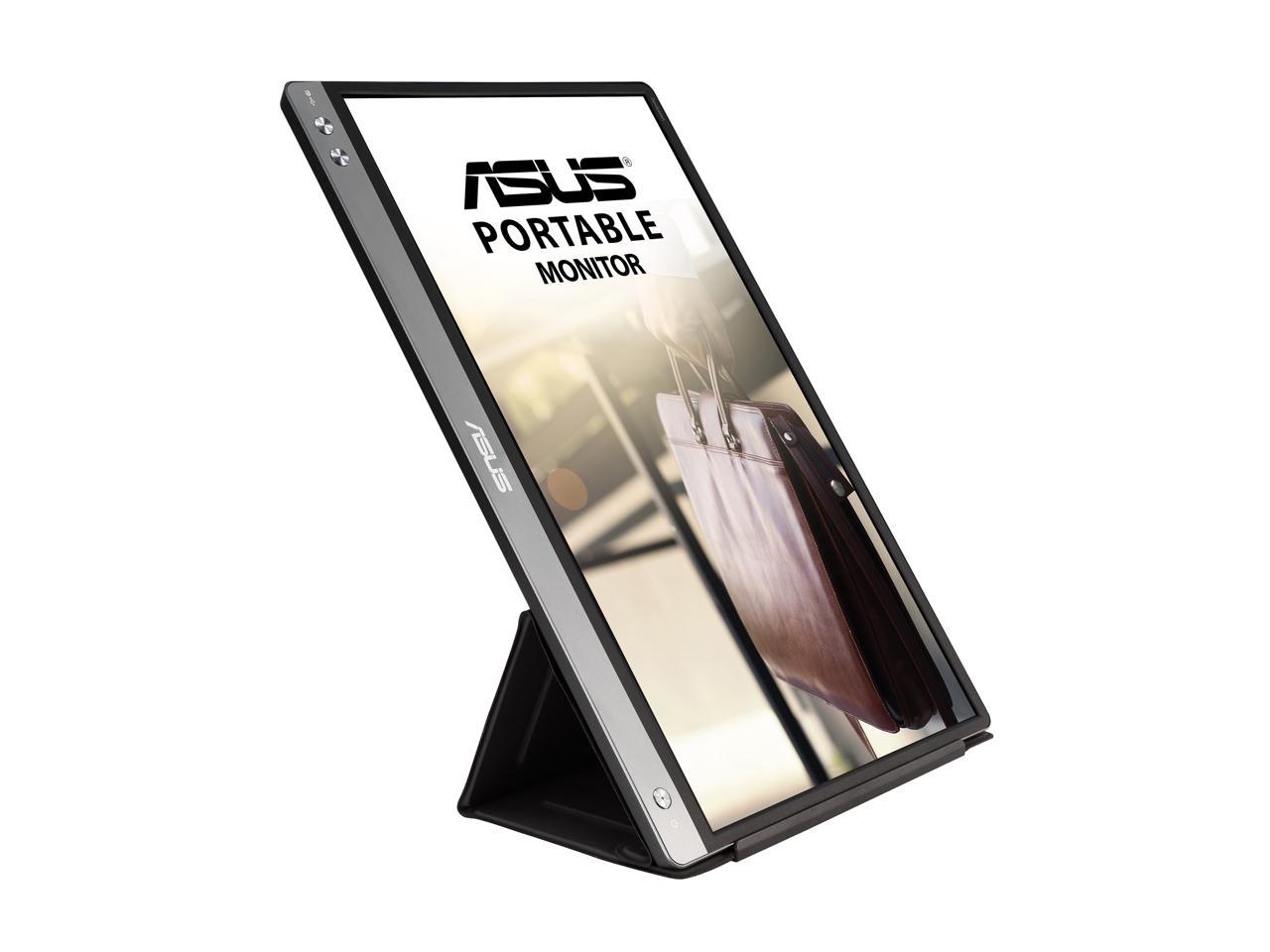 ASUS ZenScreen MB14AC 14" Portable USB Type-C Monitor, 1080P Full HD, IPS, Eye Care, Anti-glare Surface, External Screen for Laptop, Hybrid Signal Solution