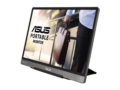 ASUS ZenScreen MB14AC 14" Portable USB Type-C Monitor, 1080P Full HD, IPS, Eye Care, Anti-glare Surface, External Screen for Laptop, Hybrid Signal Solution