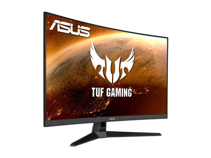 ASUS TUF Gaming VG32VQ1B 31.5" Curved Monitor, WQHD (2560 x 1440), 165Hz (Supports 144Hz), 1ms MPRT, FreeSync Premium/Adaptive-sync, Extreme Low Motion Blur, HDR10, 2 x HDMI, DisplayPort