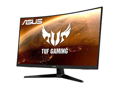 ASUS TUF Gaming VG32VQ1B 31.5" Curved Monitor, WQHD (2560 x 1440), 165Hz (Supports 144Hz), 1ms MPRT, FreeSync Premium/Adaptive-sync, Extreme Low Motion Blur, HDR10, 2 x HDMI, DisplayPort