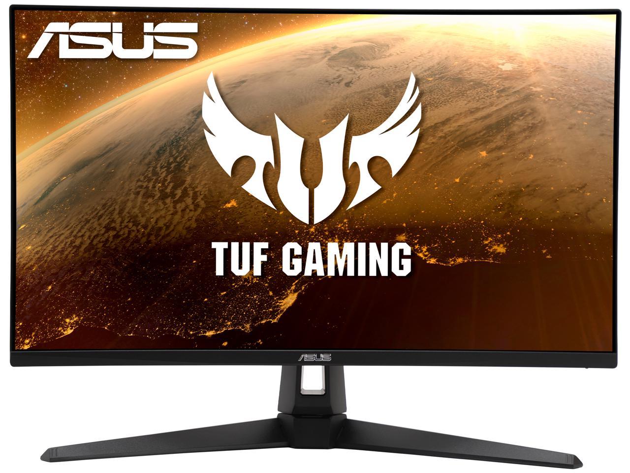 ASUS TUF Gaming VG27AQ1A 27" HDR Gaming Monitor, WQHD (2560 x 1440), 170Hz (Supports 144Hz), IPS, 1ms, G-SYNC Compatible Ready, Extreme Low Motion Blur, Eye Care, 2xHDMI, DisplayPort, HDR 10