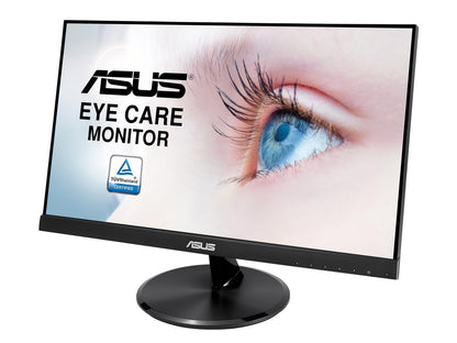 ASUS VP229Q 21.5" Monitor, 1080P Full HD, 75Hz, IPS, FreeSync/Adaptive-Sync, Eye Care, HDMI DisplayPort VGA, Frameless, VESA Wall Mountable