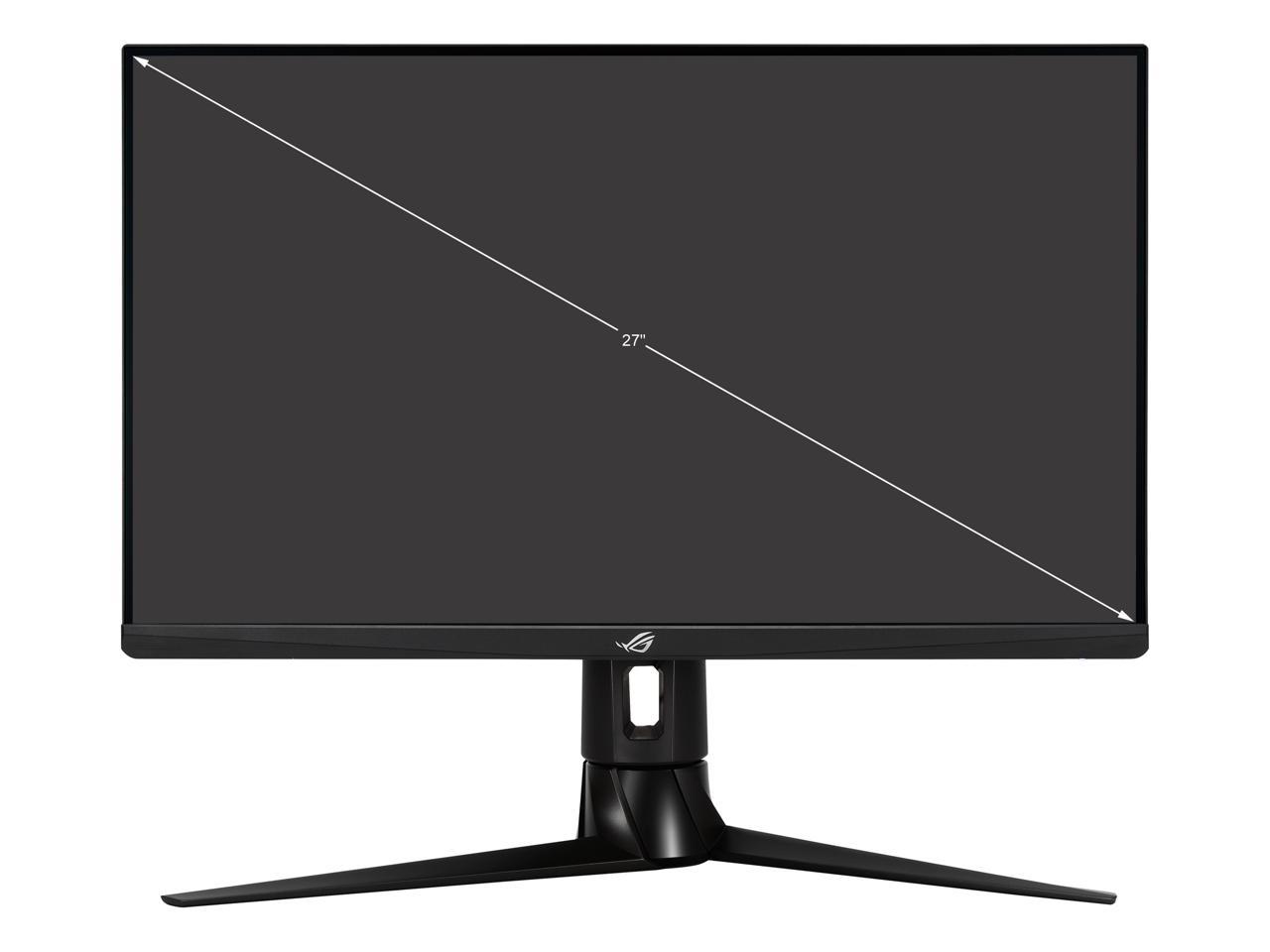 ASUS ROG Strix 27" 1440P HDR Gaming Monitor (XG27AQM) - QHD (2560 x 1440), Fast IPS, 270Hz, 0.5ms, Extreme Low Motion Blur Sync, G-SYNC Compatible, DisplayHDR 400, Eye Care, DisplayPort, HDMI, USB 3.0