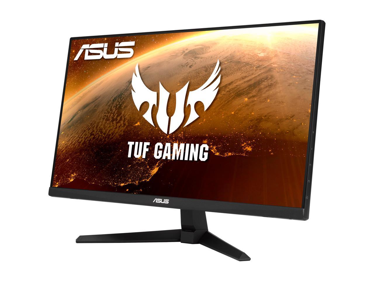 ASUS TUF Gaming 24" (23.8" Viewable) VG247Q1A Full HD 1080P 165Hz (Supports 144Hz), 1ms, Extreme Low Motion Blur, Adaptive-sync, FreeSync Premium, Shadow Boost, Speakers, Eye Care, HDMI, DisplayPort Gaming Monitor