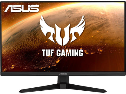 ASUS TUF Gaming 24" (23.8" Viewable) VG247Q1A Full HD 1080P 165Hz (Supports 144Hz), 1ms, Extreme Low Motion Blur, Adaptive-sync, FreeSync Premium, Shadow Boost, Speakers, Eye Care, HDMI, DisplayPort Gaming Monitor