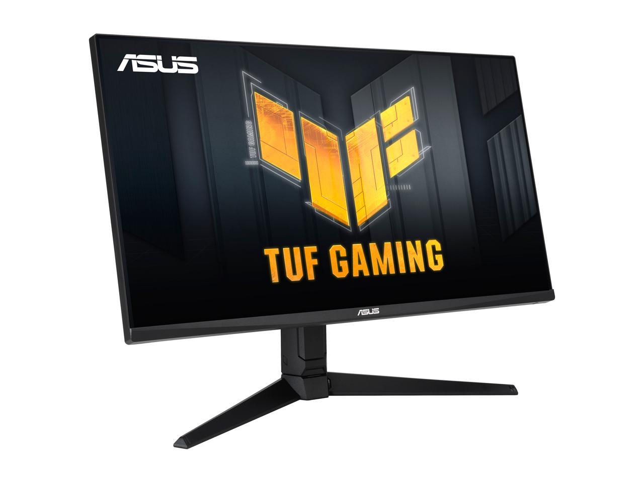 ASUS TUF Gaming 28" 4K 144Hz DSC HDMI 2.1 Gaming Monitor (VG28UQL1A) - UHD (3840 x 2160), Fast IPS, 1ms, Extreme Low Motion Blur Sync, G-SYNC Compatible, FreeSync Premium, Eye Care, DCI-P3 90%