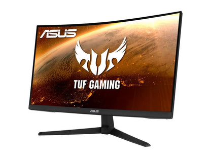 ASUS TUF Gaming 24" (23.8" viewable) 1080P Curved Gaming Monitor (VG24VQ1B) - Full HD, 165Hz (Supports 144Hz), 1ms, Extreme Low Motion Blur, Speakers, Adaptive-sync/FreeSync Premium, Eye Care, DisplayPort, HDMI