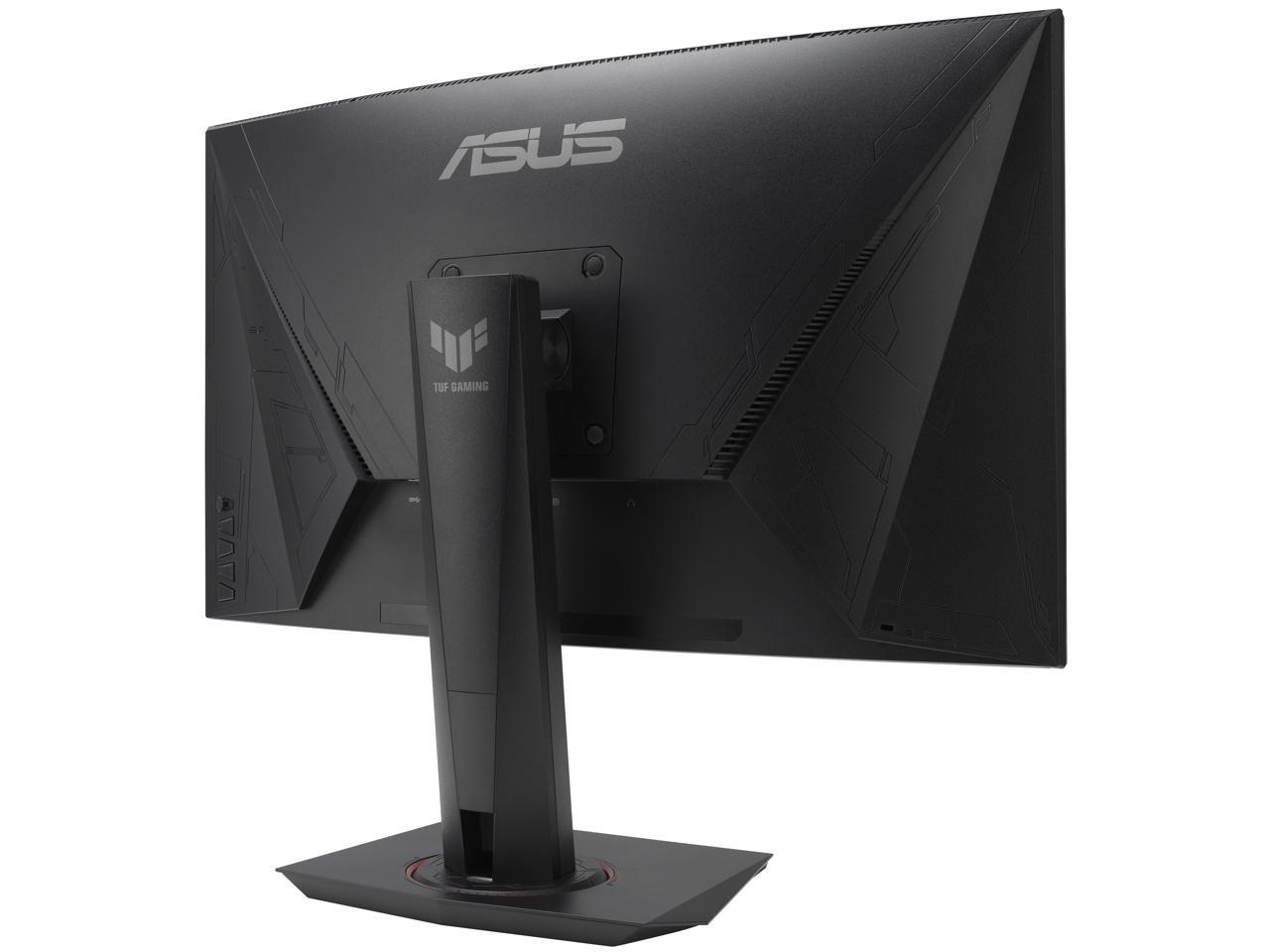ASUS 27" 1080P TUF Gaming Curved HDR Monitor (VG27VQM) - Full HD, 240Hz, 1ms, Extreme Low Motion Blur, Adaptive-Sync, FreeSync Premium, Speakers, Eye Care, HDMI, DisplayPort, USB, Height Adjustable