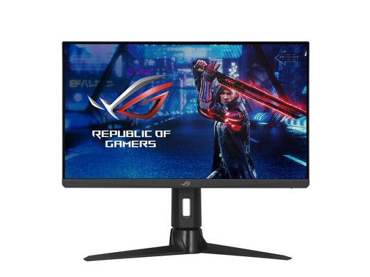 ASUS ROG Strix 24.5" 1080P Gaming Monitor (XG256Q) - Full HD, Fast IPS, 180Hz, 1ms, Extreme Low Motion Blur, G-Sync Compatible/FreeSync, DisplayPort, HDMI, Tripod Socket for Webcam, DisplayHDR400