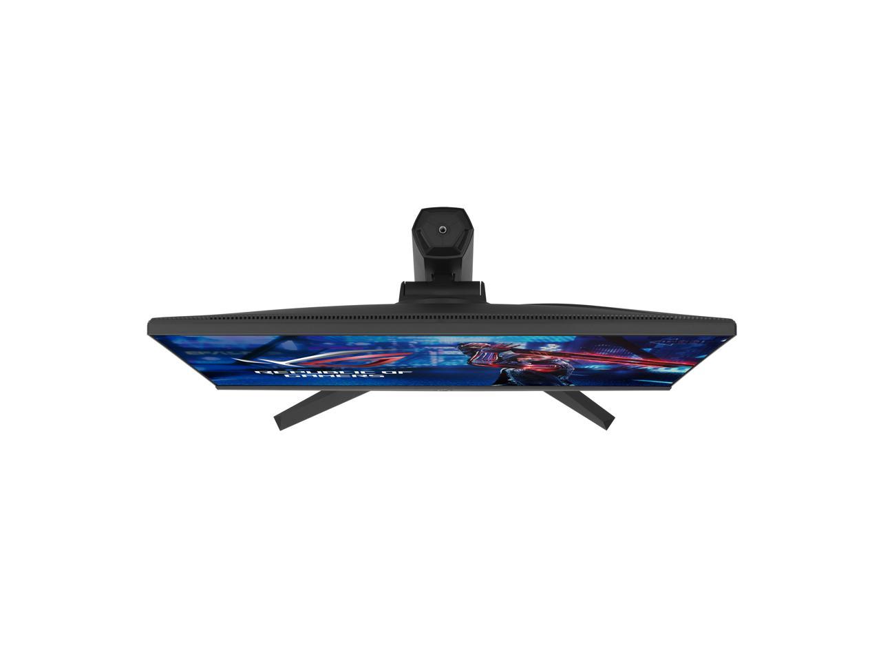 ASUS ROG Strix 24.5" 1080P Gaming Monitor (XG256Q) - Full HD, Fast IPS, 180Hz, 1ms, Extreme Low Motion Blur, G-Sync Compatible/FreeSync, DisplayPort, HDMI, Tripod Socket for Webcam, DisplayHDR400