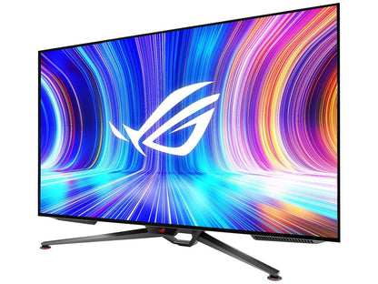 ASUS ROG Swift OLED PG42UQ Gaming Monitor - 41.5" 4K, OLED, 138Hz (Overclocked), 0.1 ms (GTG), G-SYNC Compatible, Custom Heatsink, 98% DCI-P3, True 10-bit, HDMI 2.1, DisplayPort 1.4