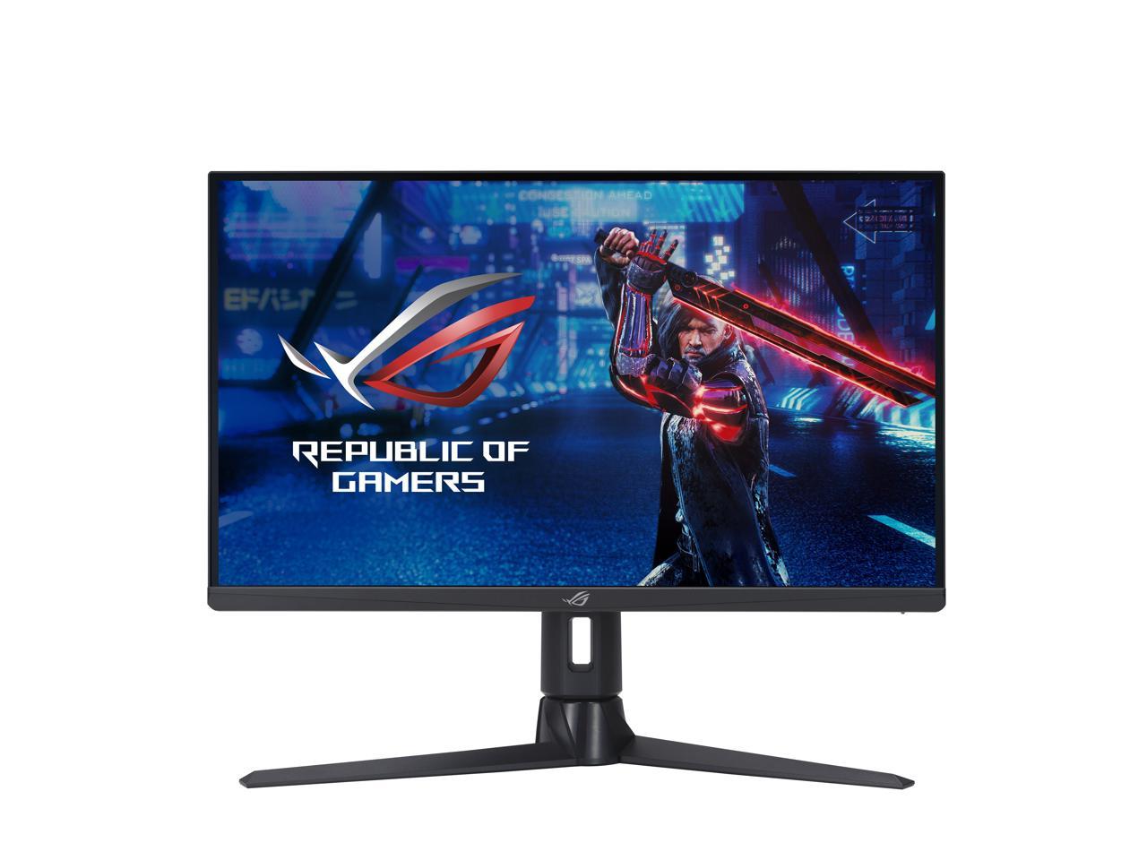 ASUS ROG Strix 27" 1440P Gaming Monitor (XG27AQMR) - 27", QHD (2560 x 1440), Fast IPS, 300Hz, 1ms, G-SYNC Compatible, FreeSync Premium Pro, Extreme Low Motion Blur Sync, DisplayPort, DisplayHDR 600