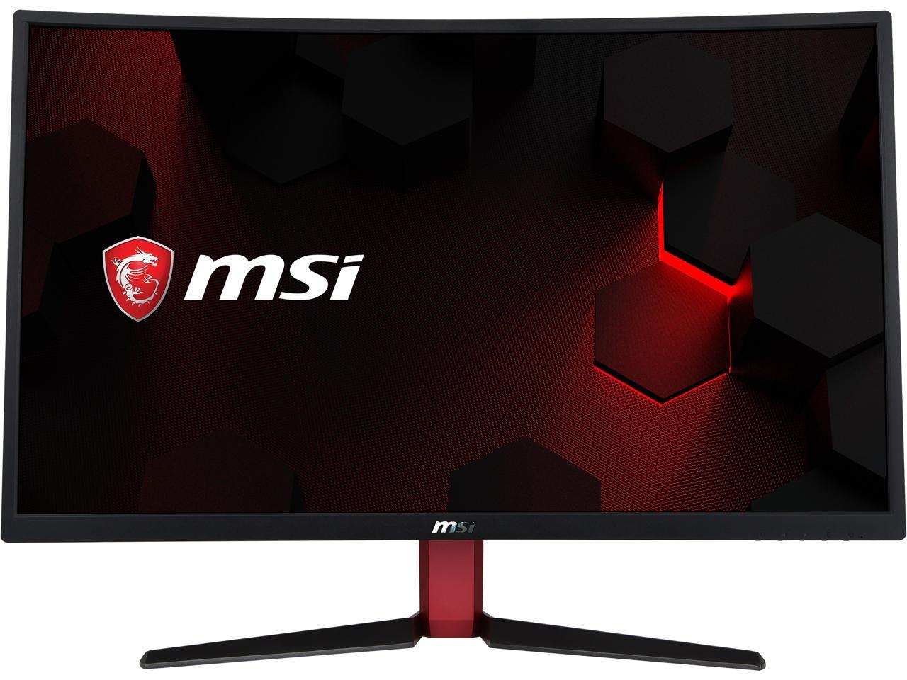 MSI Optix G27C2 27" 1920 x 1080 1ms (MPRT) 144Hz DVI HDMI DisplayPort AMD FreeSync Widescreen Anti-Glare LED Backlight Curved Gaming Monitor